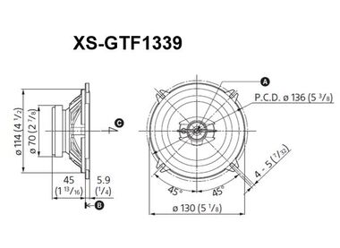 SONY XS-GTF1339 - 5