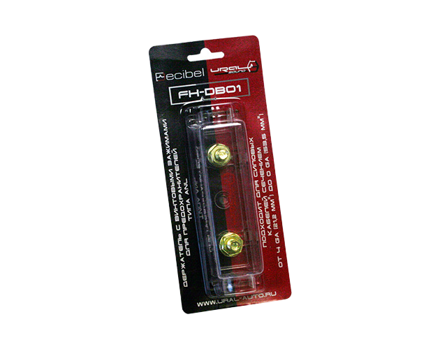 URAL (Урал) УЛЬТИМАТУМ ДП-УТ01 Держатель с винтовыми зажимами для предохранителей типа ANL