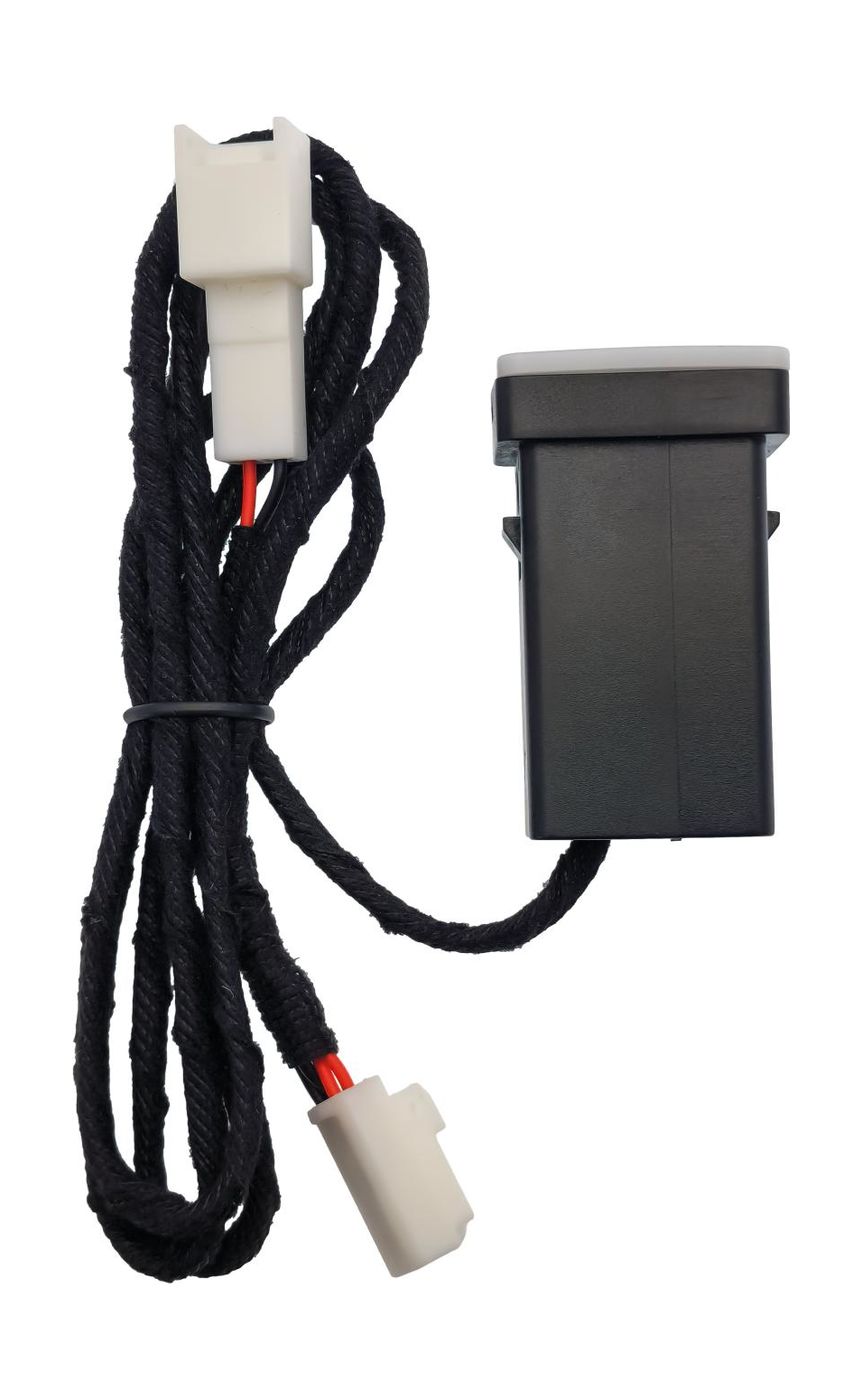 KSIZE USB зарядное устройство в штатную заглушку для Toyota 2009 - 2021 (с синей подсветкой) 2