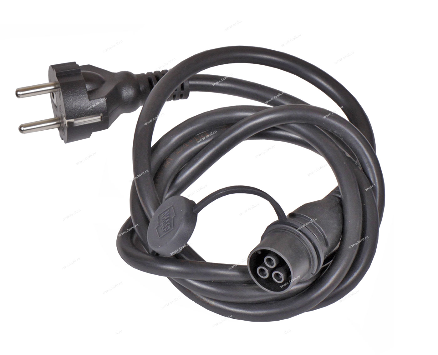 Шнур наружный для подогревателя с круглым разъемом 1,5 м