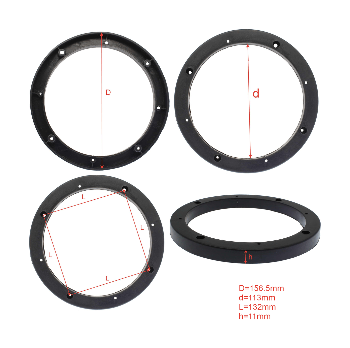 универсальные 6,5 (16 см. ровные, простые) - 4