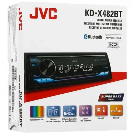 JVC KD-X482BT DSP - 5