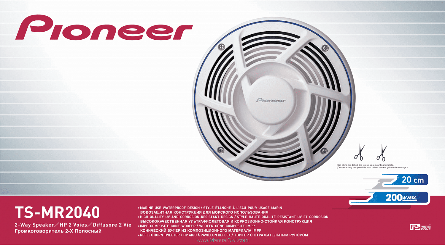 PIONEER TS-MR2040 - 5